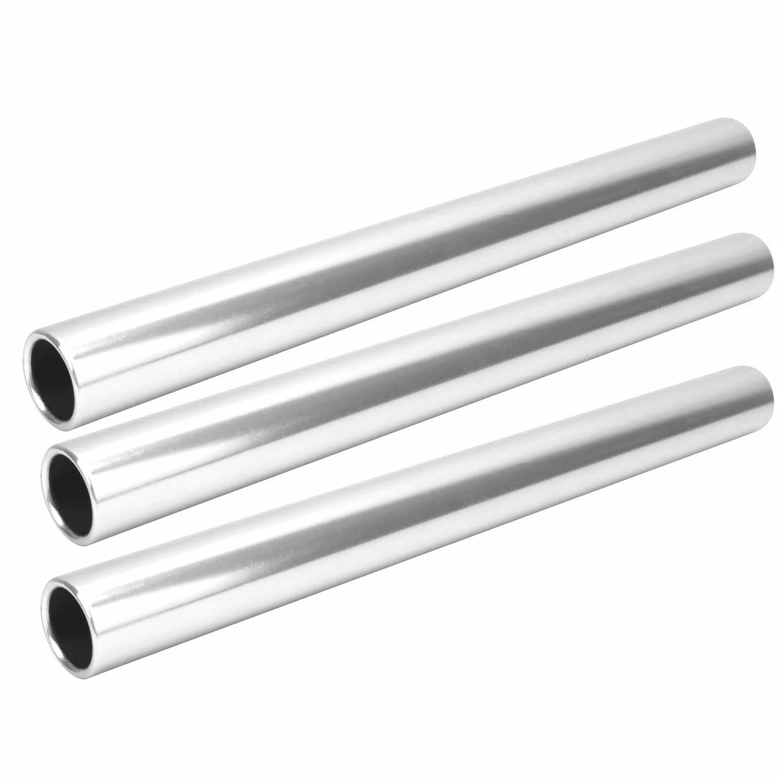 Keenso Bastón de Carrera de Relevos 3 Piezas Aleación de Aluminio Pista y Campo