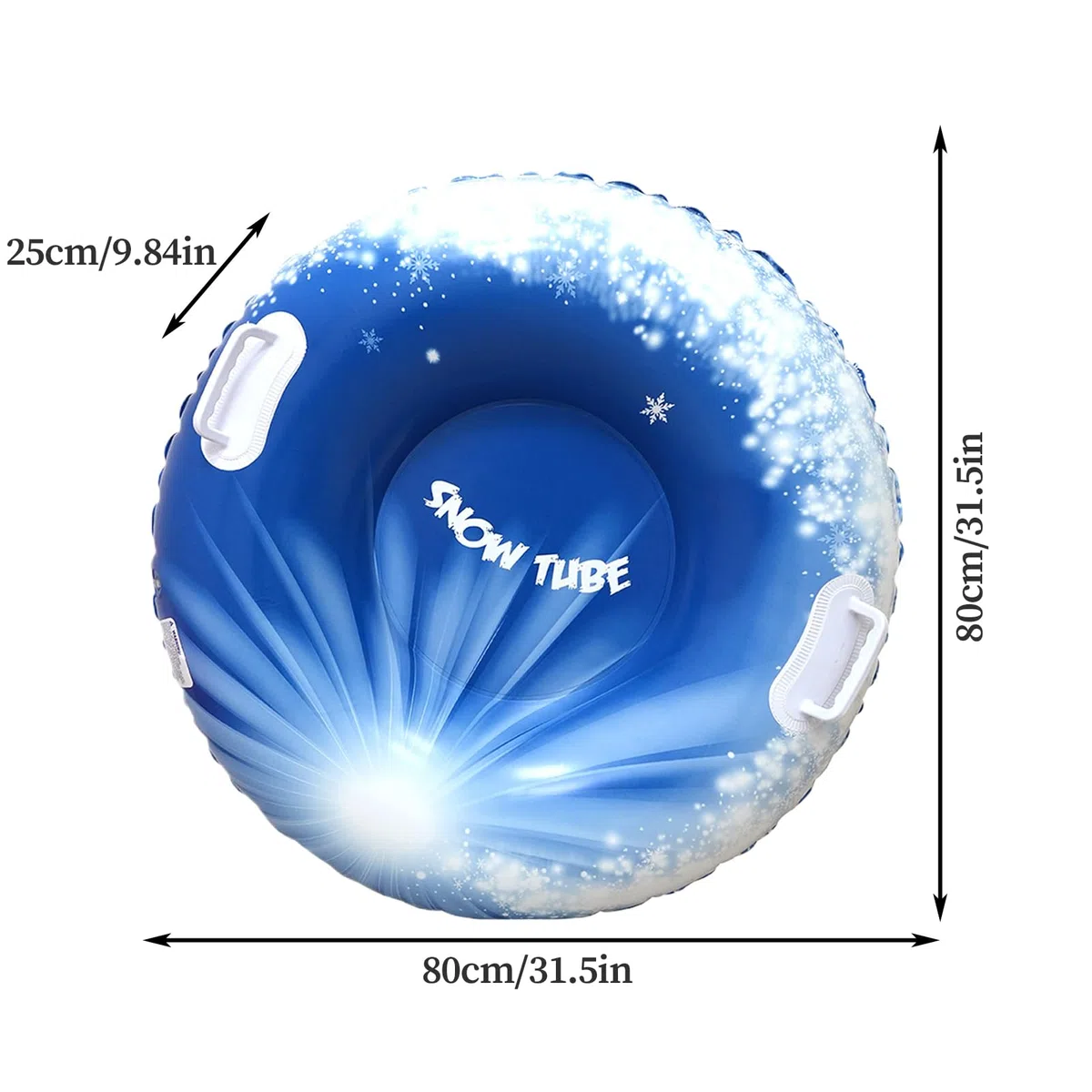 Colchones De Nieve para Adultos | Trineo Inflable Infantil con Asas,Juguetes De Invierno para Parques Jardines Playas Deportes De - s En Playa Jardines Patios Nieve Hielo Navidad