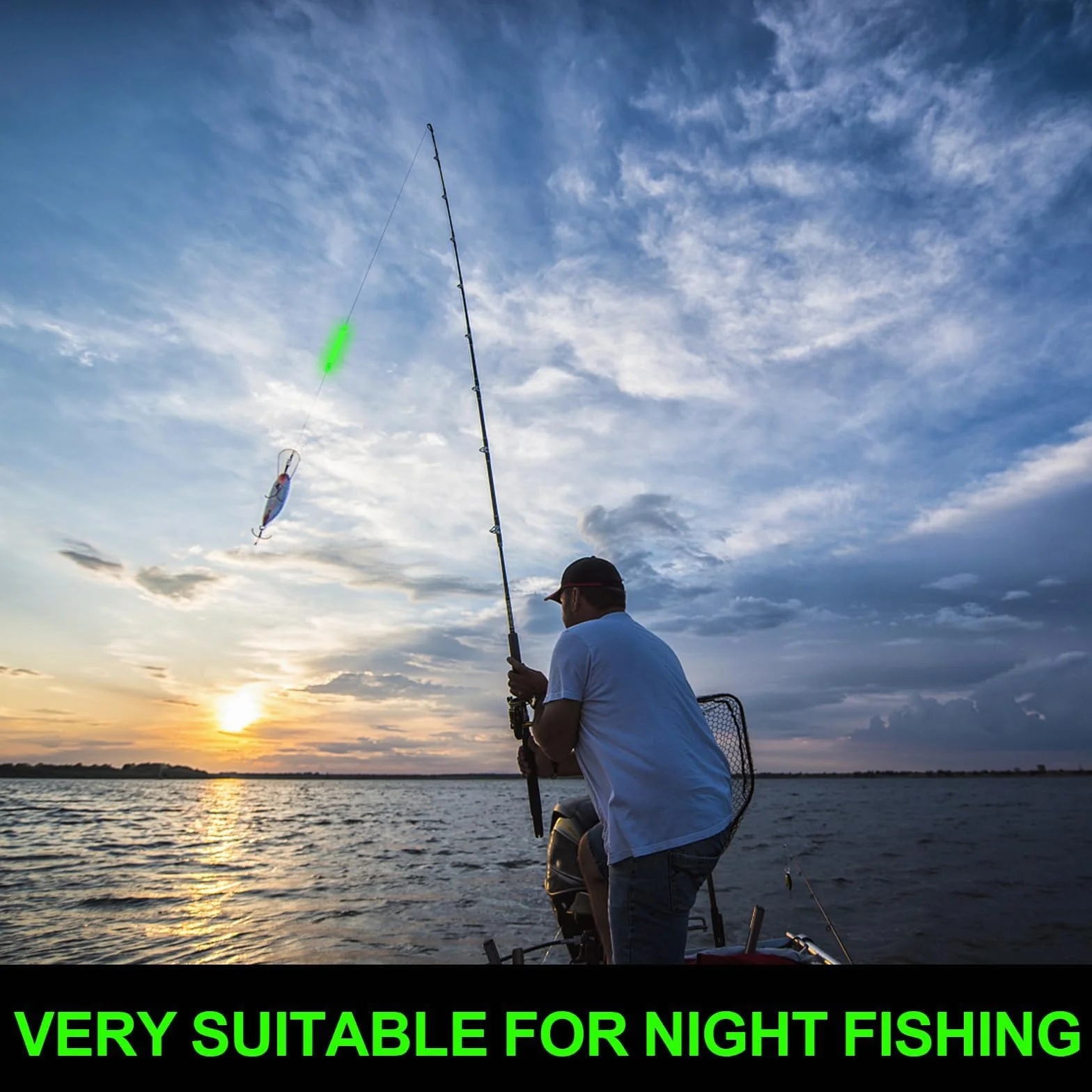 GOMETY 100 unidades de luz nocturna para pesca de 4,5 mm, barras luminosas LED para cañas de pescar, pesca nocturna, varillas luminosas para nadadores, nadadores, puntas de caña, varillas