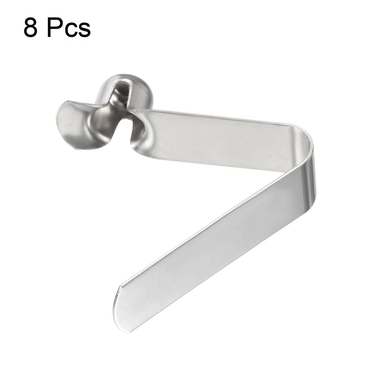 PATIKIL 8.3x8mm Kayak Remo Broches, 8 Paquetes Palo Pulsador Botón Resorte Clips Acero Hueco Botón Bloqueo Tubo Único Pasadores para Camping Toldo Carpa Poste