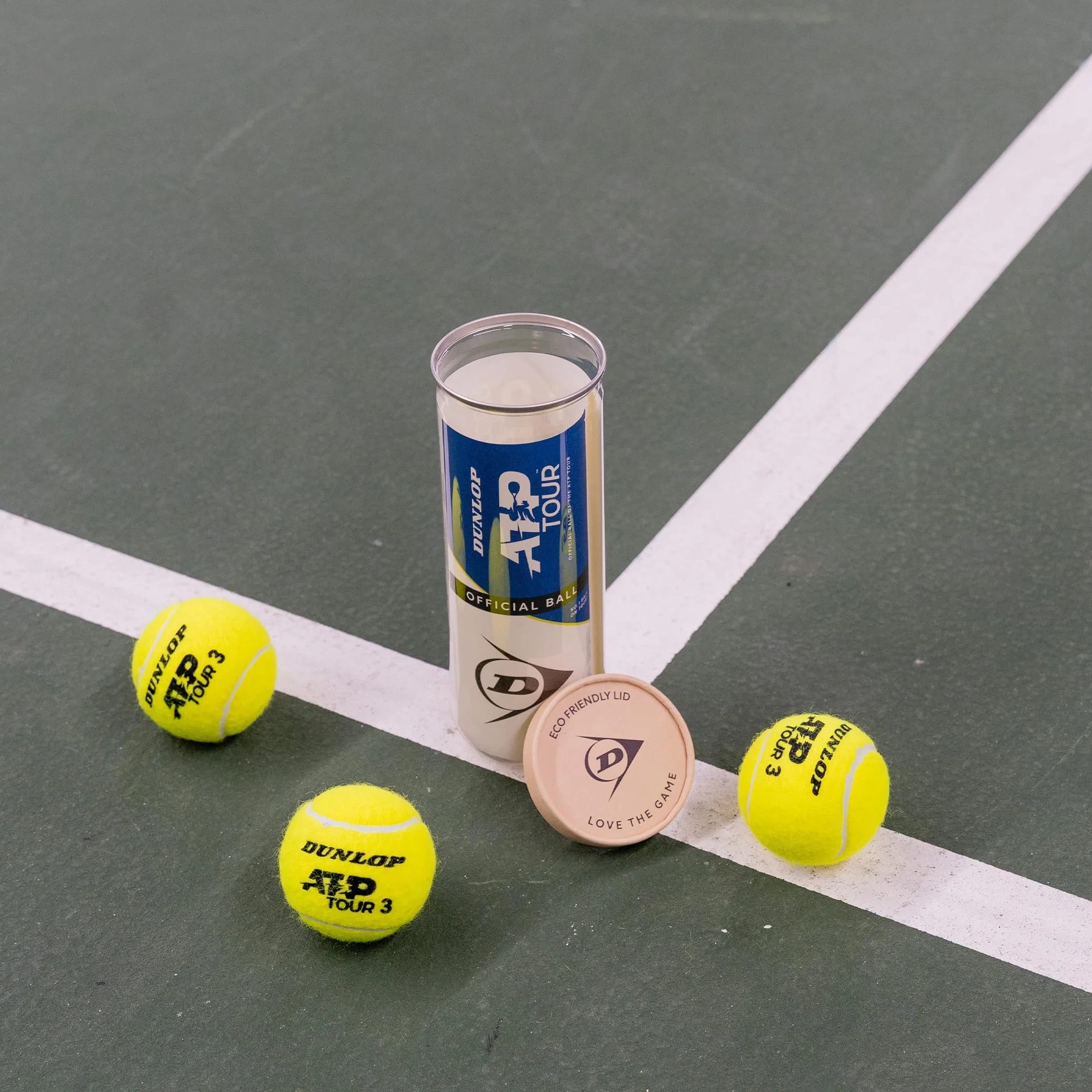 Dunlop Pelota de Tenis ATP Tour 3 Pelotas Paquete