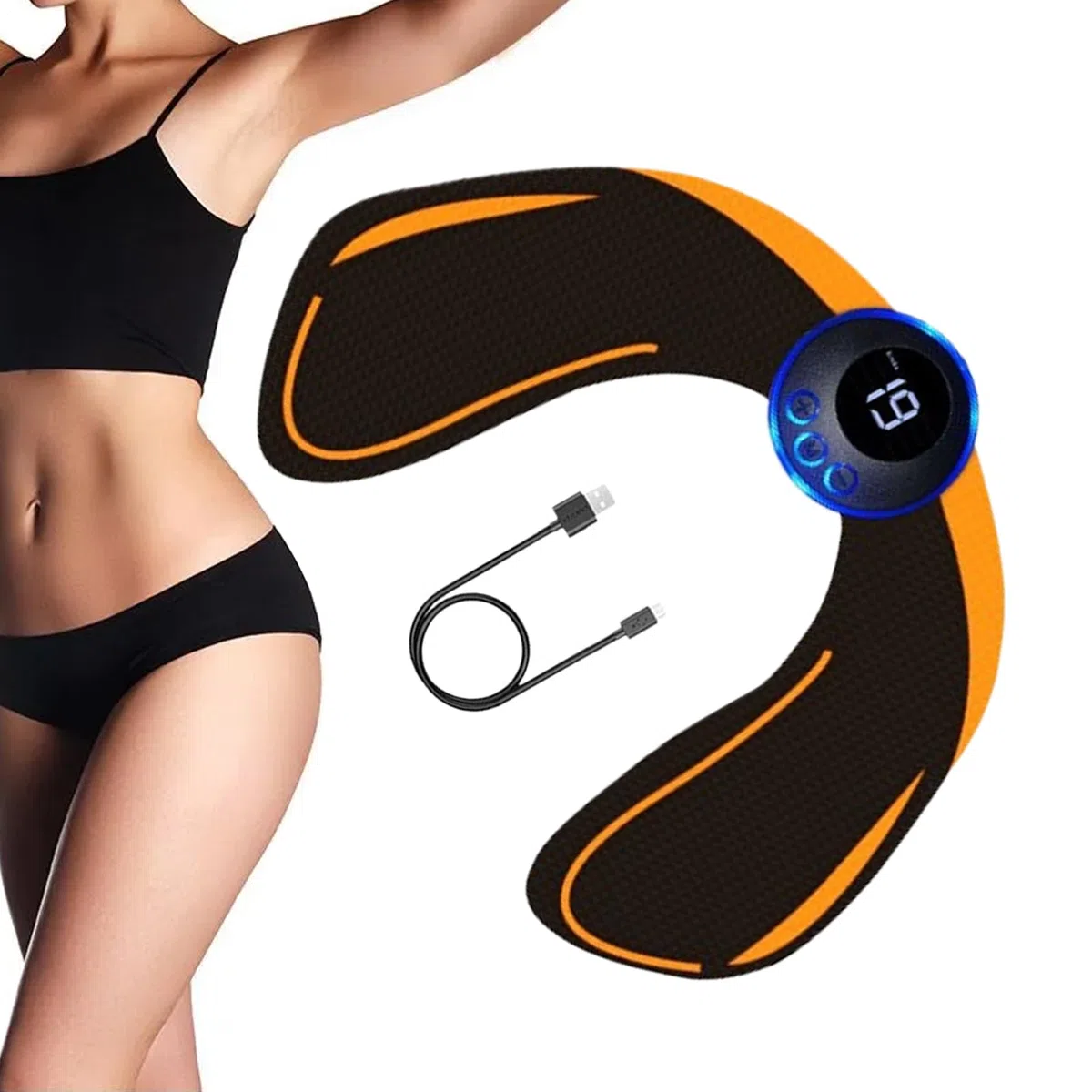 Dispositivo de entrenamiento de glúteos para mujeres - Dispositivo de entrenamiento de glúteos ajustable | Accesorios de fitness Estimulación muscular para mujeres adultos Hogar Oficina Gimnasio