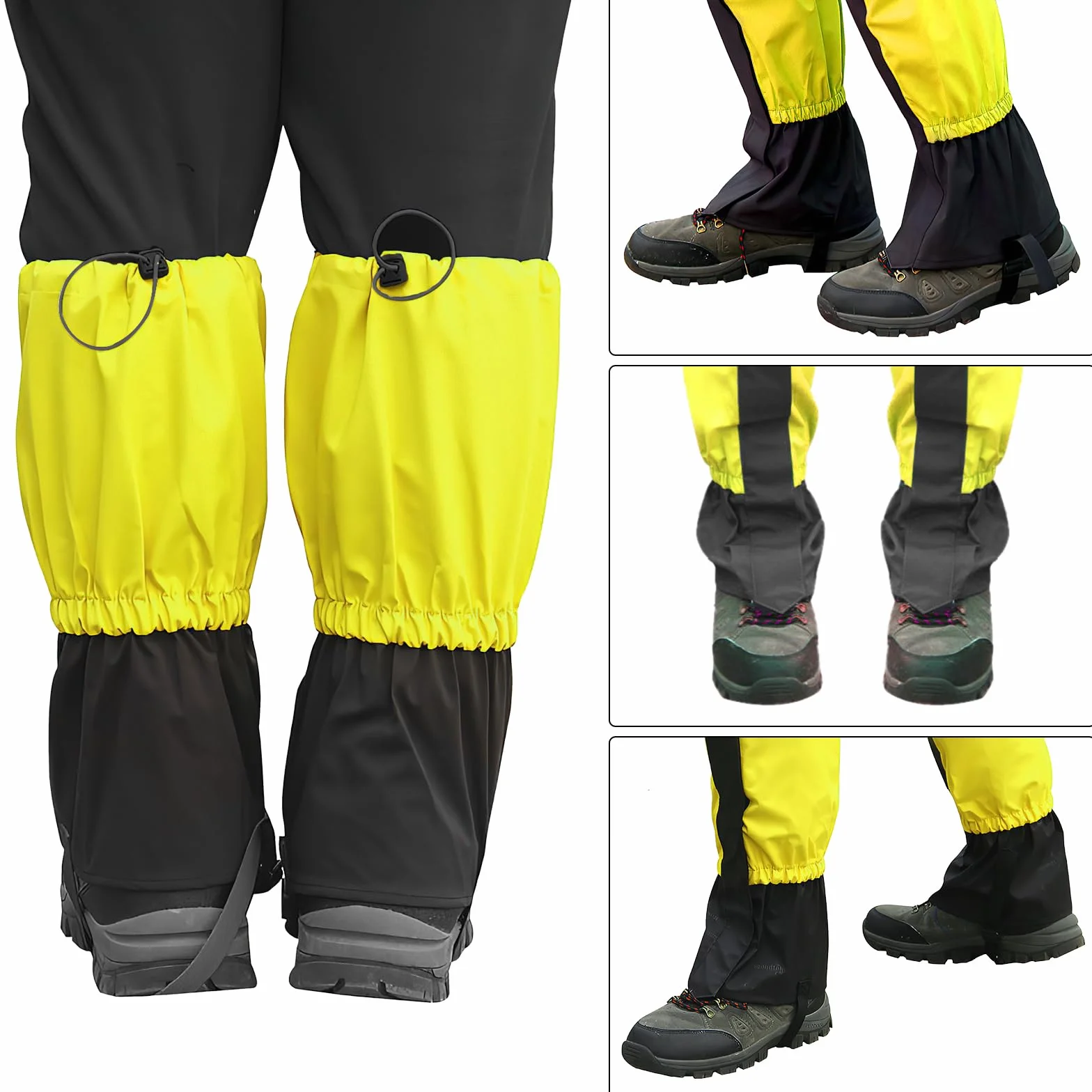Polainas de senderismo impermeables HENGBIRD para hombre y mujer y raquetas de nieve
