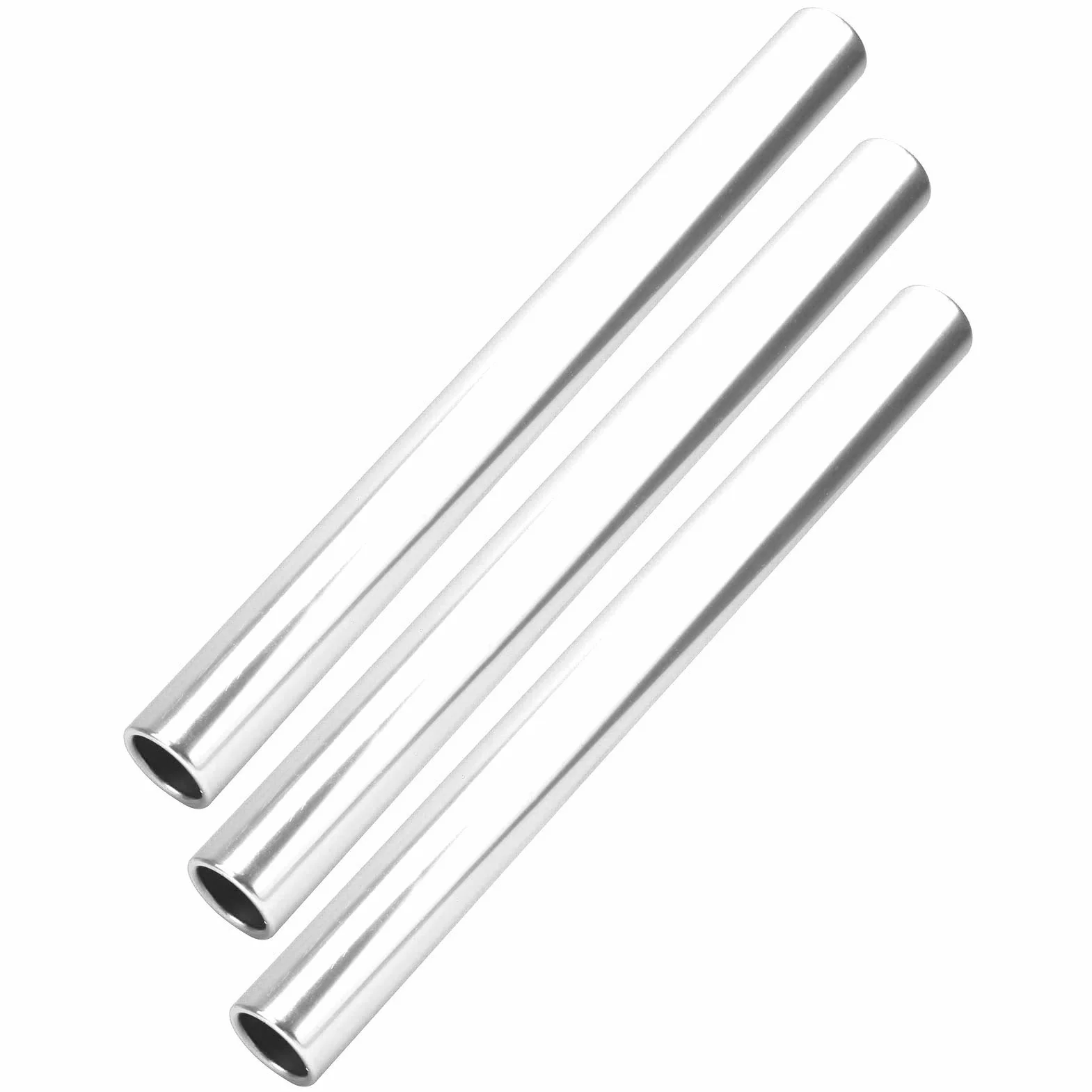 Keenso Bastón de Carrera de Relevos 3 Piezas Aleación de Aluminio Pista y Campo